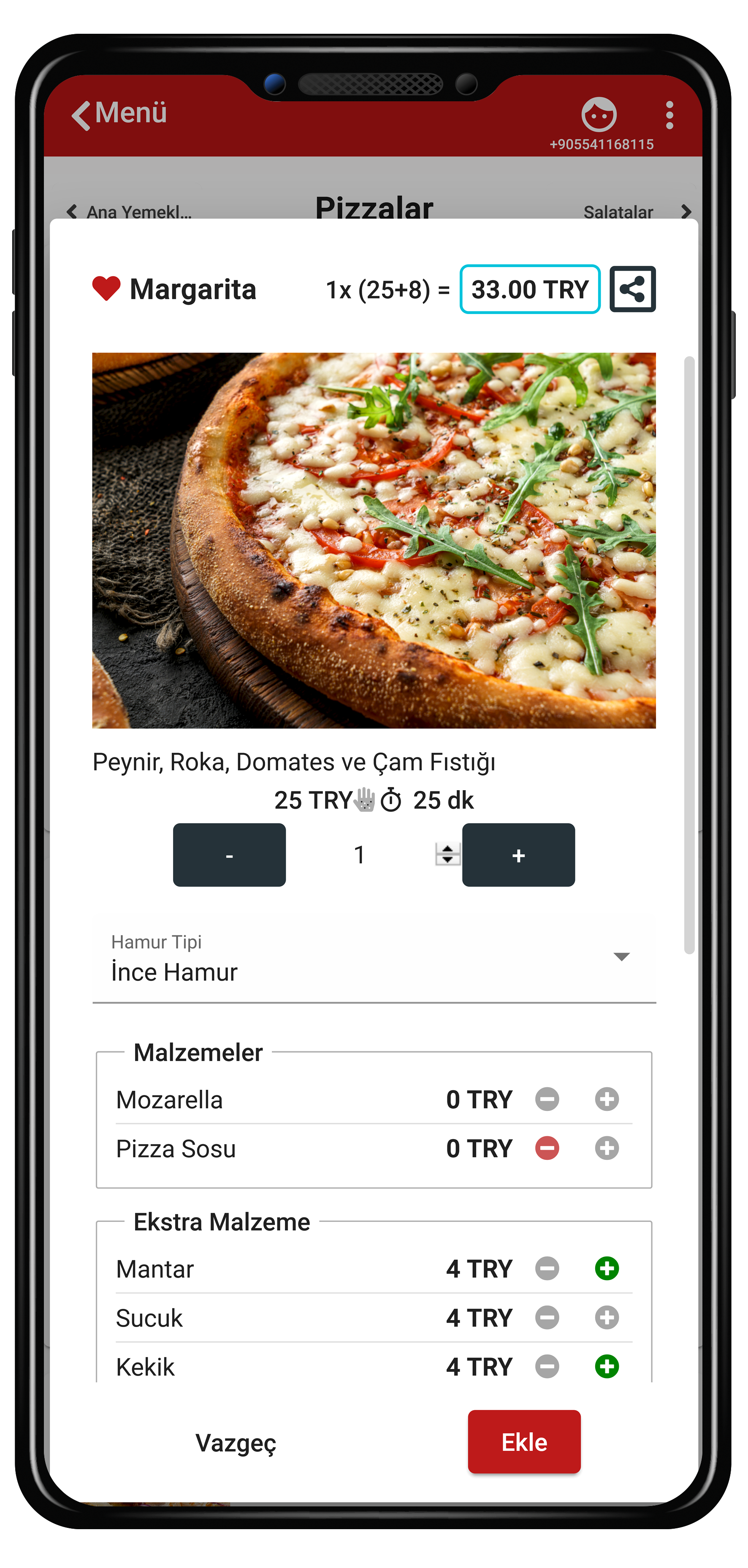 Restoran POS Yönetimi 1 POS TEL siparis